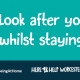 Look after yourself Facebook graphic