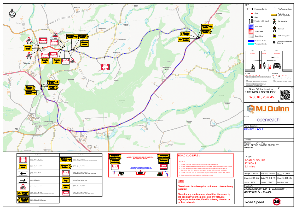 ROAD CLOSURE AUG