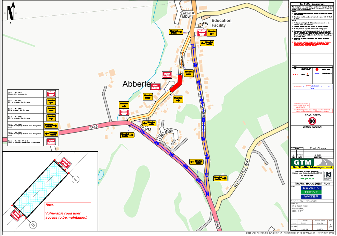 road closure 1 june
